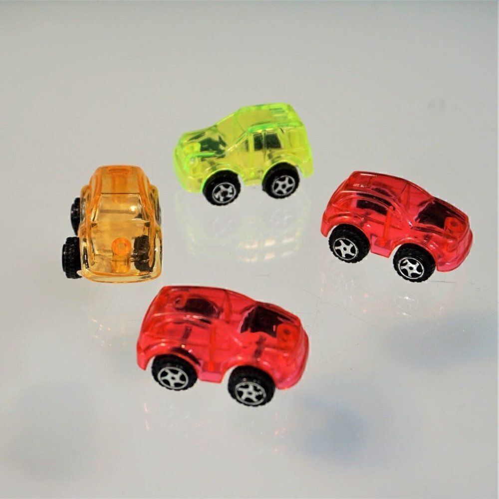 4 Transparent Toy Cars Party Favors Birthday Giveaways Greenbrier International